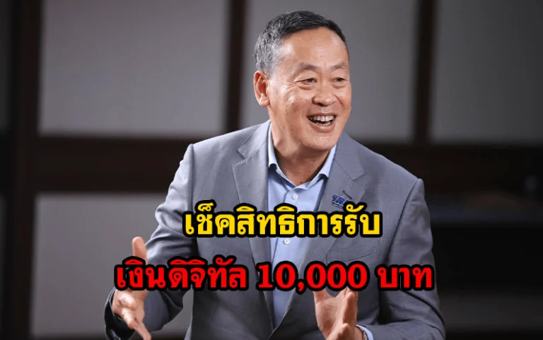 Read more about the article เช็คสิทธิ์การรับ เงินดิจิทัล 10000 นโยบาย พรรคเพื่อไทย