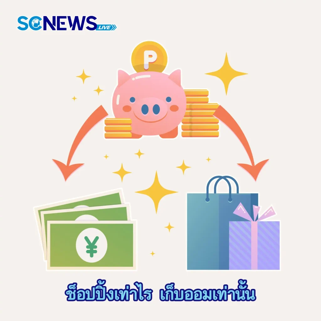 ช็อปปิ้งเท่าไร เก็บออมเท่านั้น