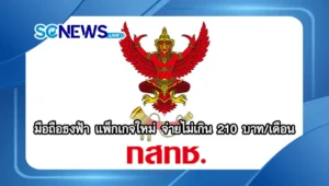 มือถือธงฟ้า